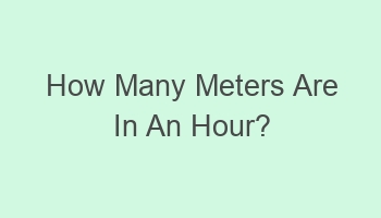 how many meters are in an hour 102370