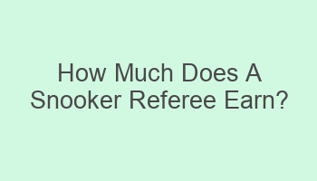 how much does a snooker referee earn 101959