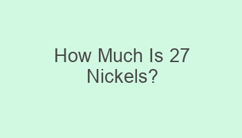 how much is 27 nickels 102177