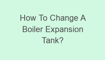 how to change a boiler expansion tank 101976