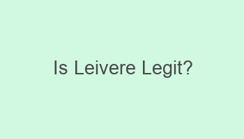 is leivere legit 101364