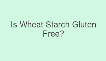 is wheat starch gluten free 102468