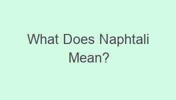 what does naphtali mean 102547