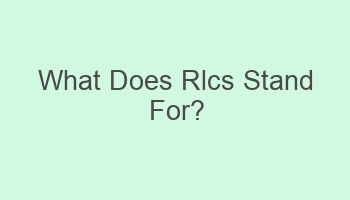 what does rlcs stand for 102082