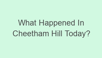 what happened in cheetham hill today 102276