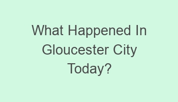 what happened in gloucester city today 101505