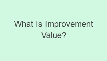 what is improvement value 101255