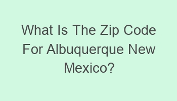 what is the zip code for albuquerque new