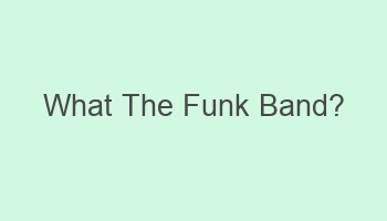 what the funk band 102063