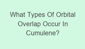 what types of orbital overlap occur in cumulene 102384