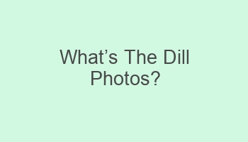 whatcabcs the dill photos 101463