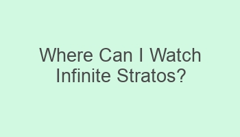 where can i watch infinite stratos 102333