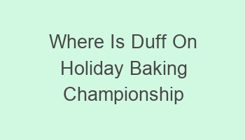 where is duff on holiday baking championship today 101569