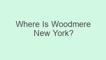 where is woodmere new york 101471