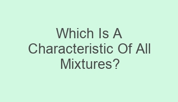 which is a characteristic of all