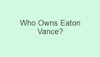 who owns eaton vance 102260