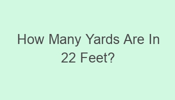 how many yards are in 22 feet 102975