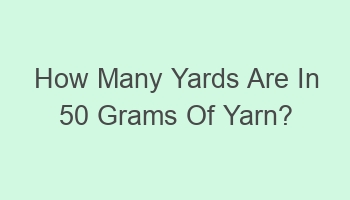 how many yards are in 50 grams of yarn 103338