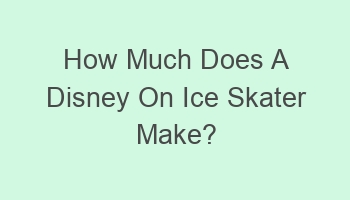 how much does a disney on ice skater make 103850