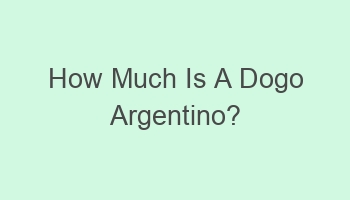 how much is a dogo argentino 102976