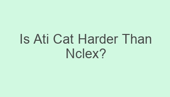 is ati cat harder than