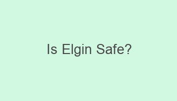 is elgin safe 103521