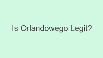 is orlandowego legit 104006