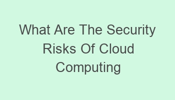 what are the security risks of cloud computing mcq 103160