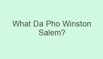 what da pho winston salem 102702