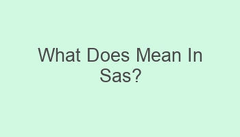 what does mean in sas 104152