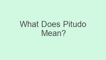 what does pitudo mean 103773