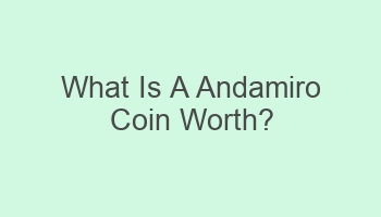 what is a andamiro coin worth 103794