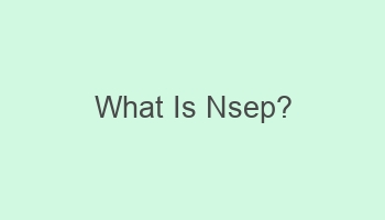 what is nsep 103019