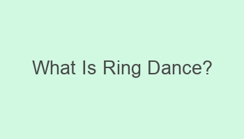 what is ring dance 103780