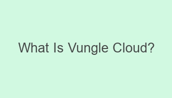 what is vungle cloud 102770