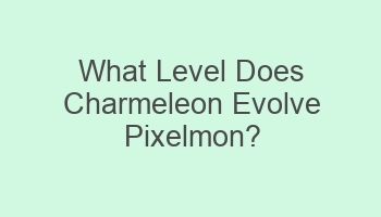 what level does charmeleon evolve