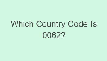 which country code is 0062 103911