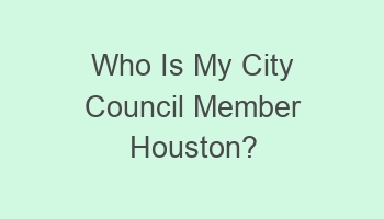 who is my city council member houston 104009