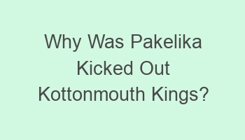 why was pakelika kicked out kottonmouth kings 103509