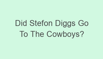 did stefon diggs go to the cowboys 105061