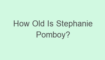 how old is stephanie pomboy 104610