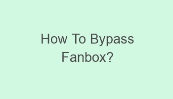 how to bypass