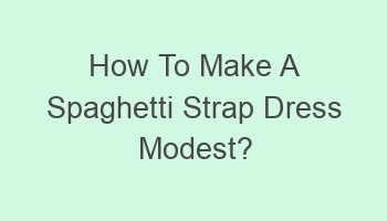 how to make a spaghetti strap dress modest 104971