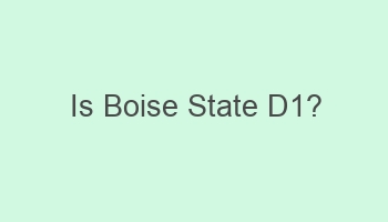 is boise state d1 105179