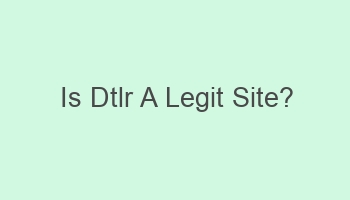 is dtlr a legit site 105550