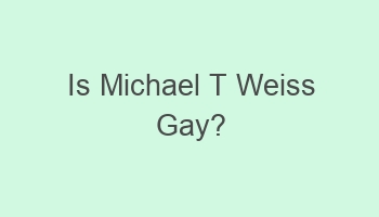 is michael t weiss gay 104371