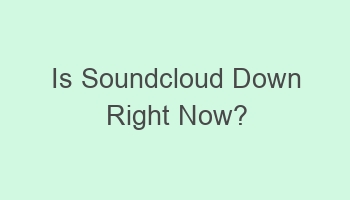 is soundcloud down right now 104912