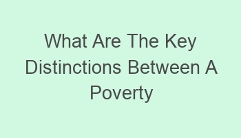 what are the key distinctions between a poverty and neglect 105273