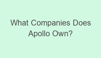 what companies does apollo own 104900