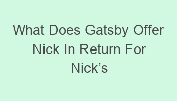 what does gatsby offer nick in return for nickcabcs cooperation 105331